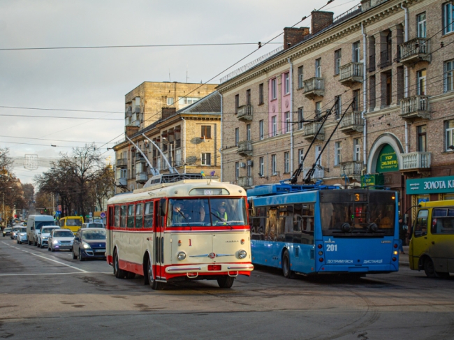 У центрі Рівного не їздять тролейбуси