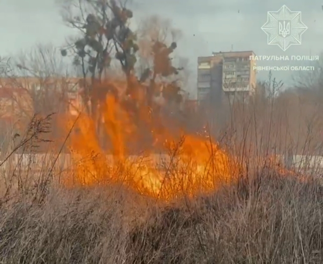 Скріншот з відео патрульної поліції Рівненщини 