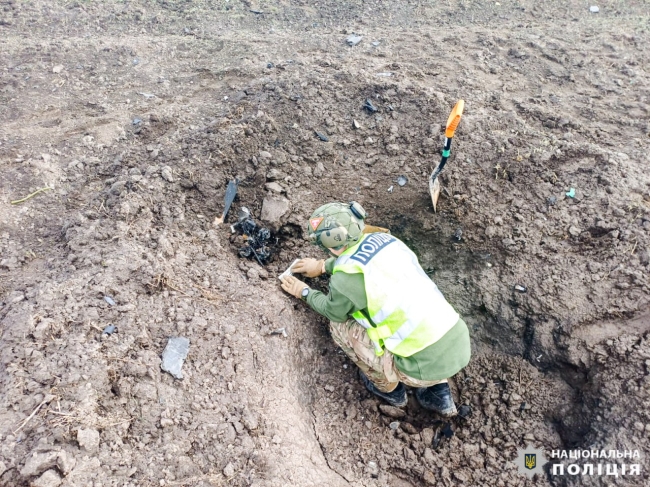 На Рівненщині показали залишки від збитих російських дронів