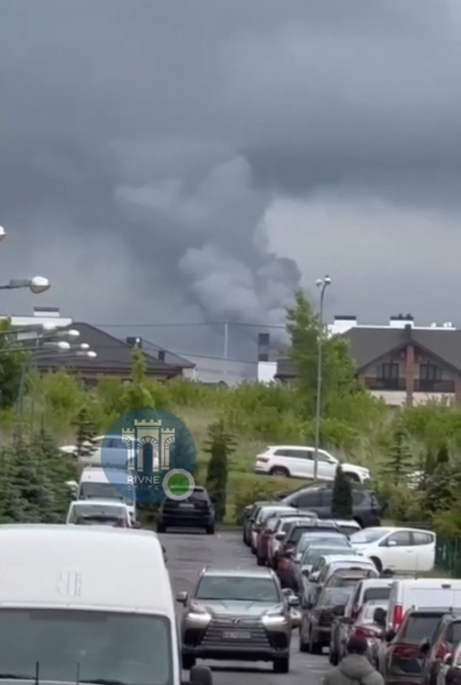 Скріншот з відео телеграм-каналу Рівне Онлайн 