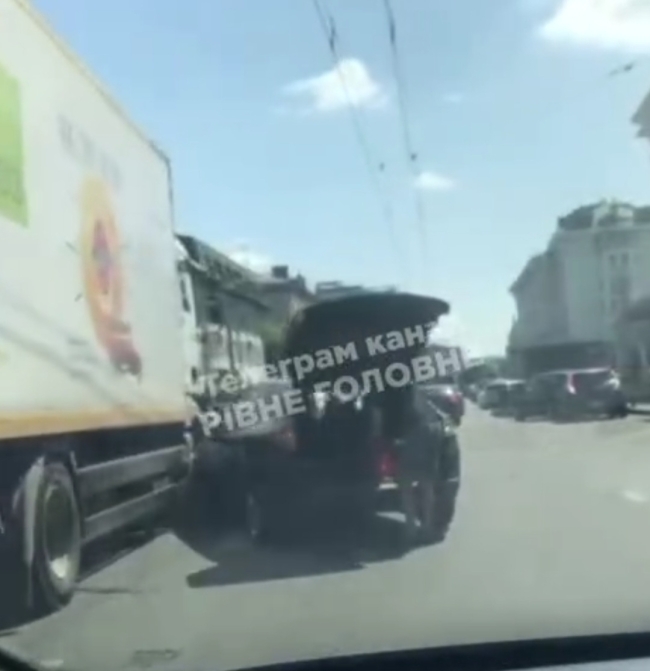 Скріншот з відео телеграм-каналу Рівне Головне 