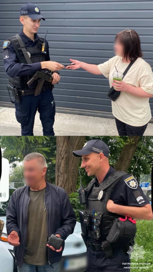 Фото - патрульна поліція Рівненщини 