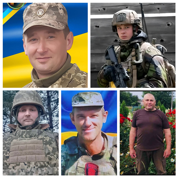 Рівненщина попрощалася із п’ятьма загиблими воїнами