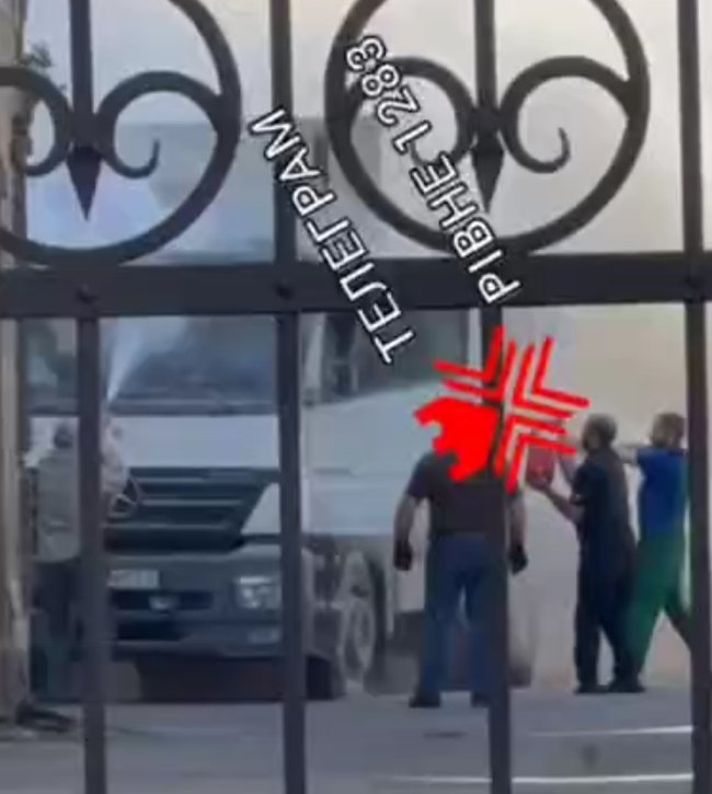 Скріншот з відео телеграм-каналу Рівне 1283