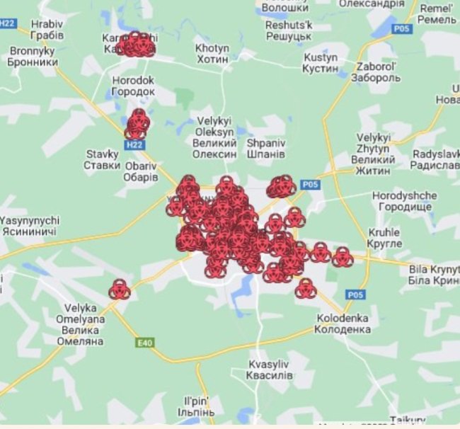 Міська влада вирішила нагадати рівнянам, де знаходяться найближчі укриття