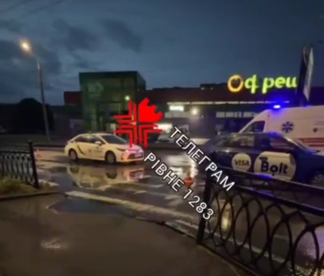 Скріншот з відео телеграм-каналу Рівне 1283