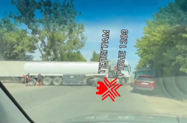 Скріншот з відео телеграм-каналу Рівне 1283