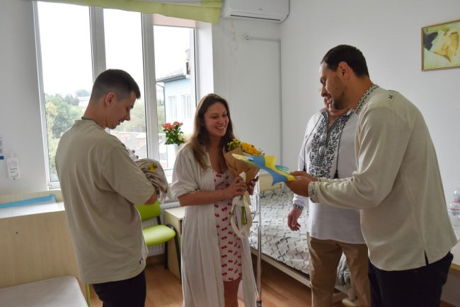 З нагоди свята влада області вітала немовлят у Рівному