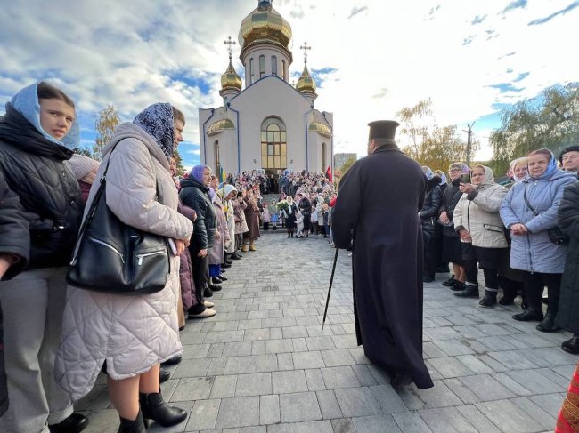 Митрополит Іларіон освятив новозбудований храм ПЦУ у Рівному